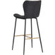 Lyla 41 inch Antique Black Barstool, Set Of 2